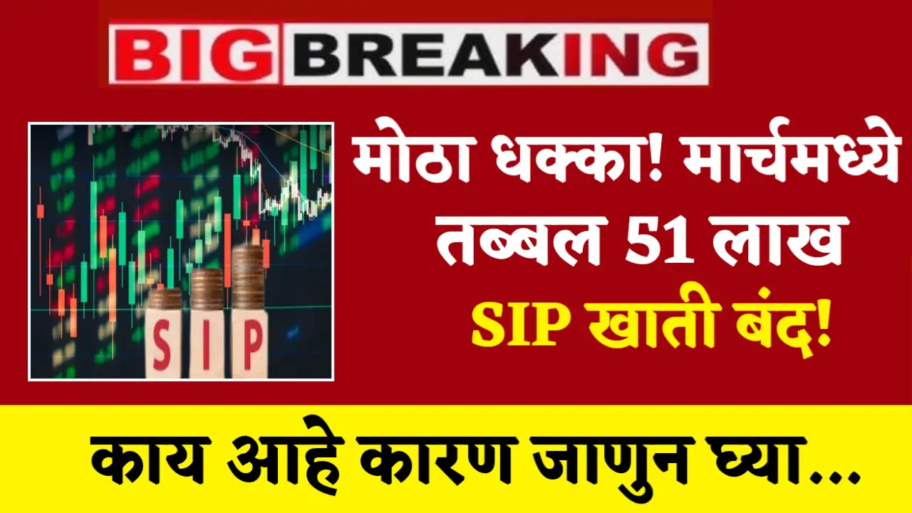 51 lakh sip account closed