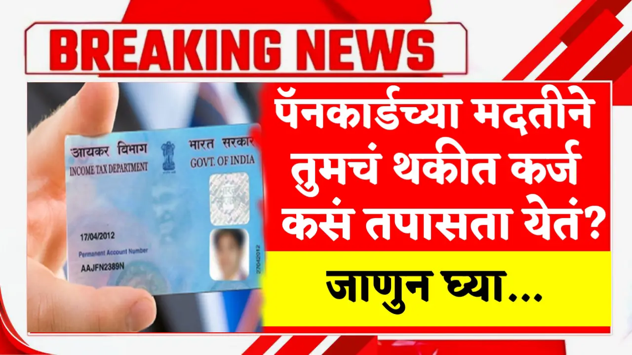 how to check balance loan through pan card